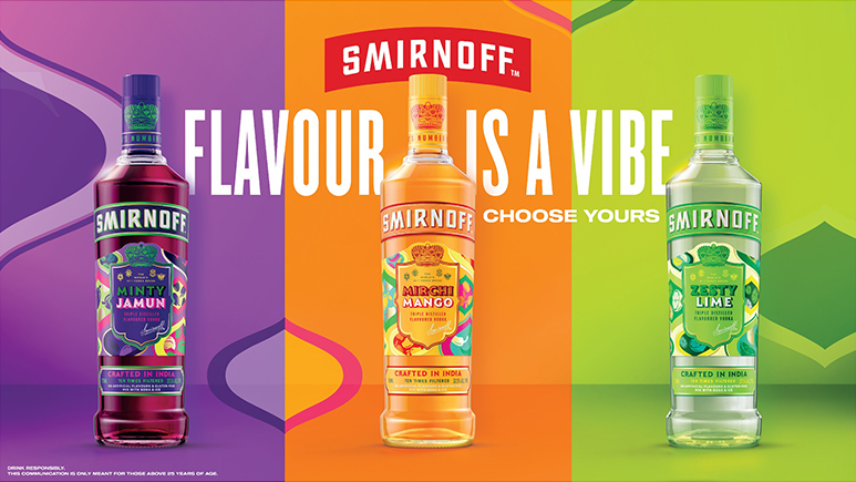 Smirnoff Introduces Three Bold New Flavours Tailored for Indian Palates: Minty Jamun, Mirchi Mango and Zesty Lime
